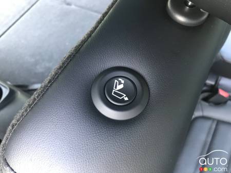 Kia Sorento 2020, bouton pour baisser siège
